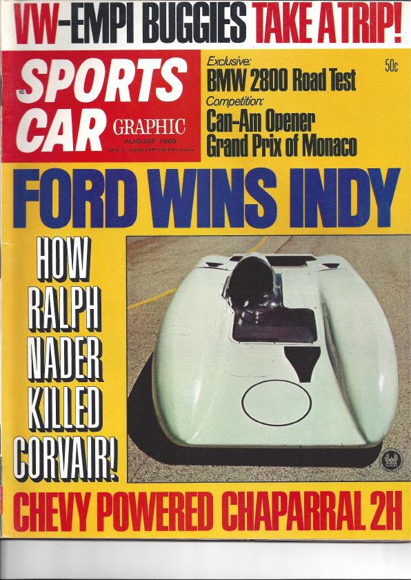 Журнал Sports Car Graphic 1969 08